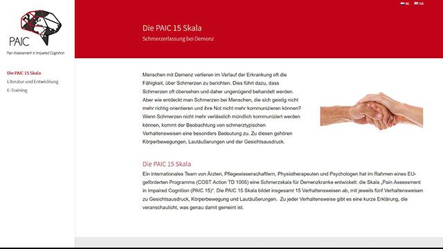 Web Design für Universität in Augsburg